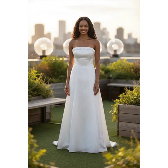 Michelangelo Dresses & Skirts - MICHAELANGELO WEDDING DRESS SIZE 6